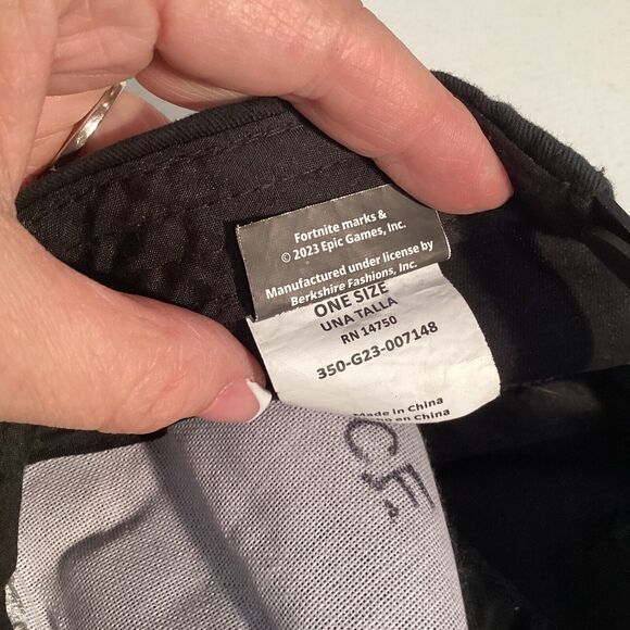 Fortnight Hat Gamer Baseball Cap Fortnight Black Logo SnapBack Adult - Picture 4 of 5